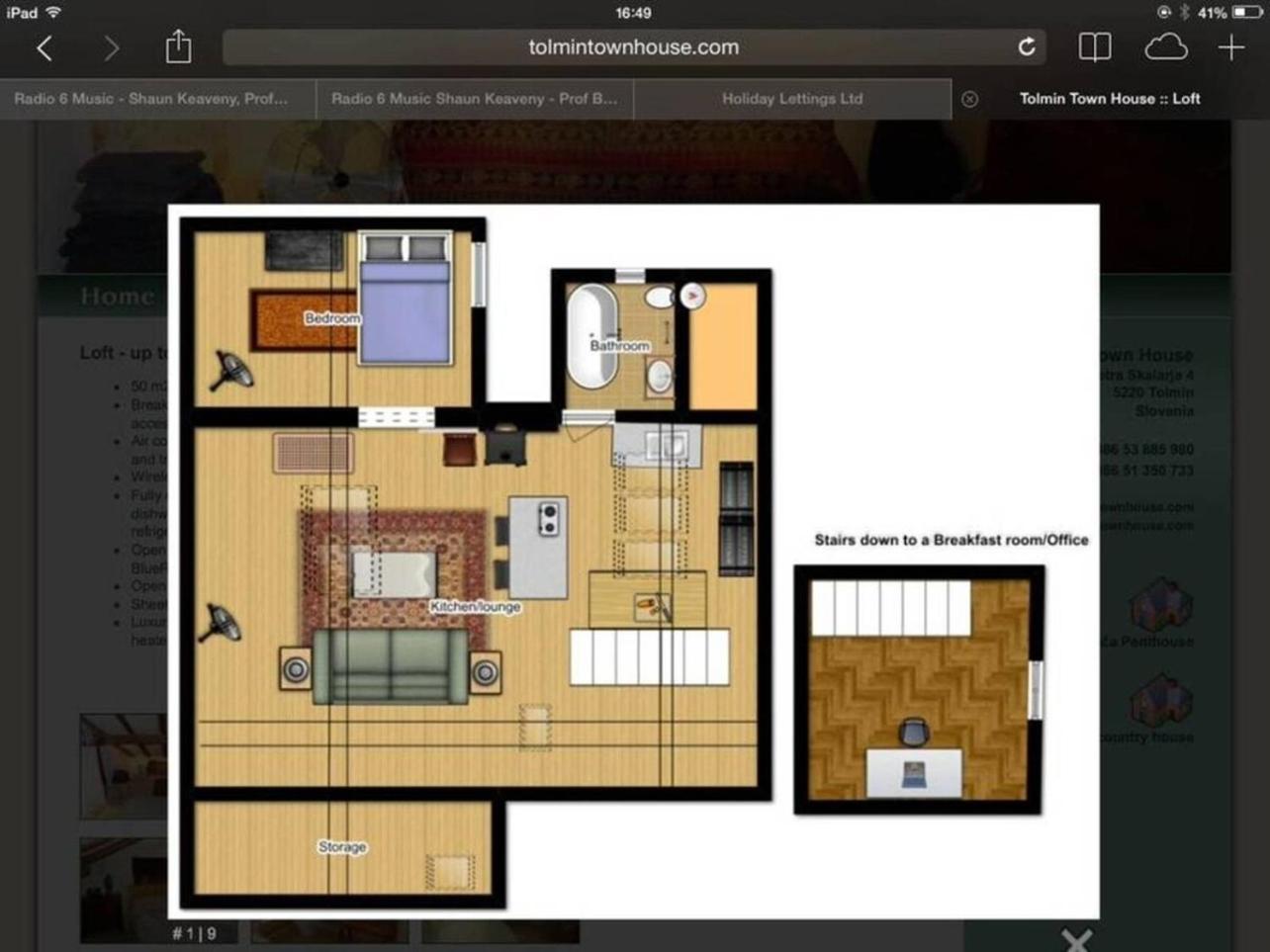 Tolmin Center Apartments Townhouse & Loft Buitenkant foto
